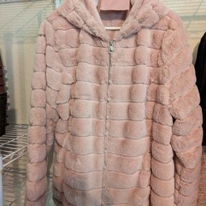 Elegant Blush Teddy Jacket